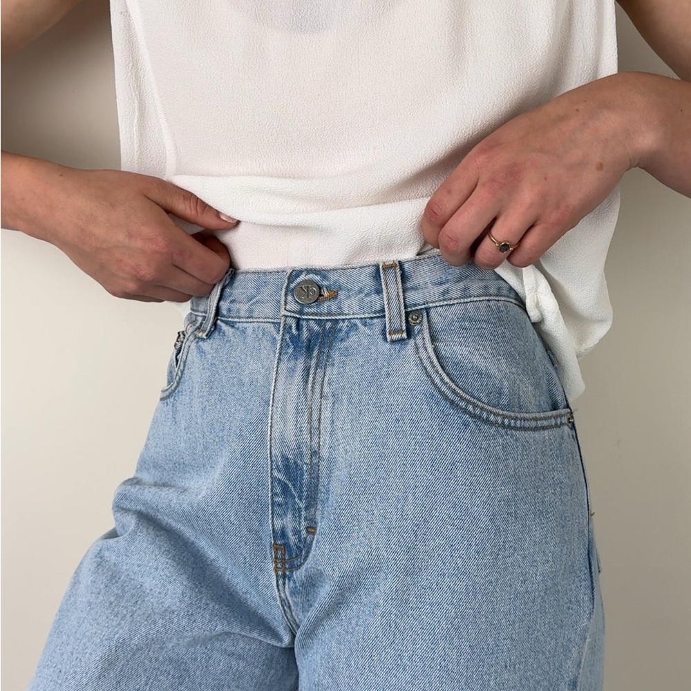 Vintage 90s Light Wash Calvin Klein Denim Jeans Size 32 - Picture 4 of 16
